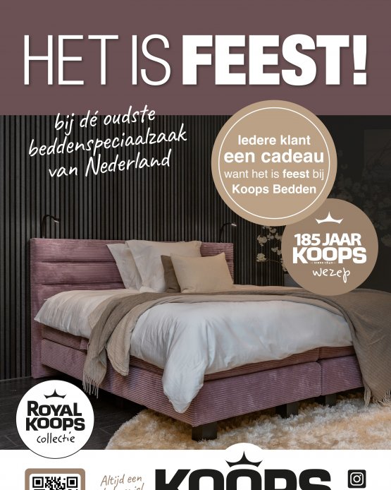 Feest bij Koops Bedden 185 jaar